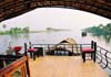 View from an uperdeck luxury houseboat.
