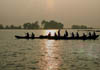 Fishing at dawn - a usual backwater scene.