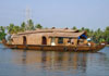 A two bedroom deluxe houseboat.